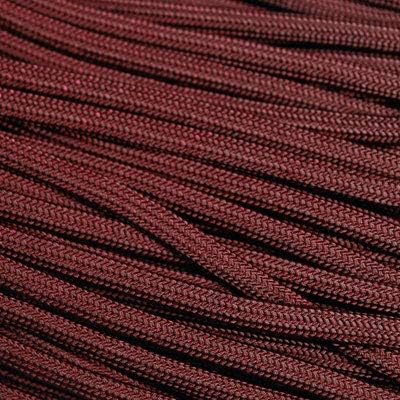 The Paracord Store | Type III 550 Paracord - 50 FT Hank, Burgundy Red | Heavy Duty 7 Strand Tactical Paracord - USA Made Nylon Outdoor Parachute Cord for Camping, Fishing & More - Survival Cord