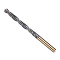 Drill Bit, 7mm Cutting Diameter, 4341 HSS Gold and Black 118° Cutting Angle Number Jobber Bits - (Applications: for Drilling Soft Metal Plastic Wood), 1-Pieces