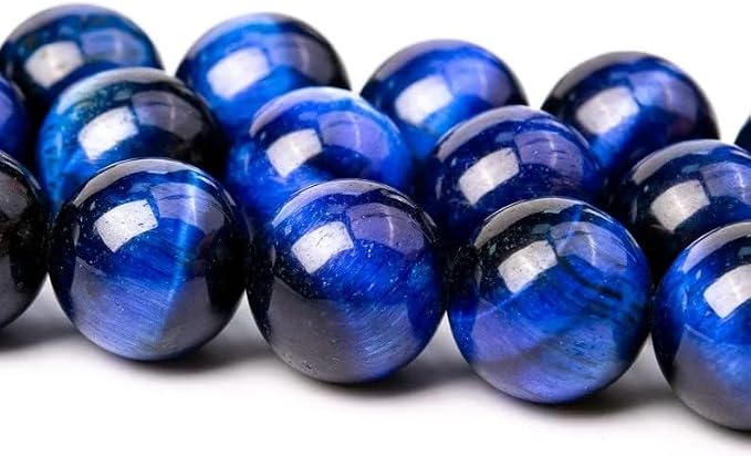 Zenkeeper 116 Pcs Blue Tiger Eye Beads - Image 3