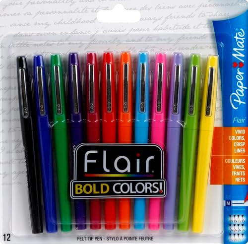 Paper Mate Flair Felt Tip Pens, Medium Point, - Image 2