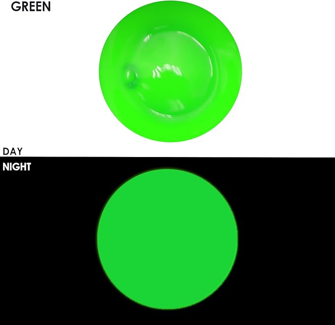 Artecho Green Glow in the Dark Acrylic Paint Set, 120ml / 4.05oz | Non-Toxic - Image 2