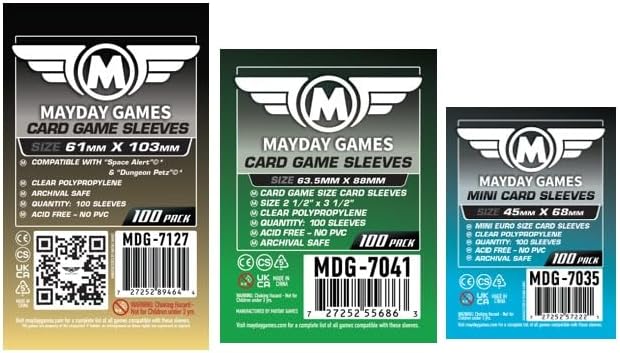 Mayday Games Forestry Compatible Card Sleeve Standard Bundle by MAYDAYGAMES