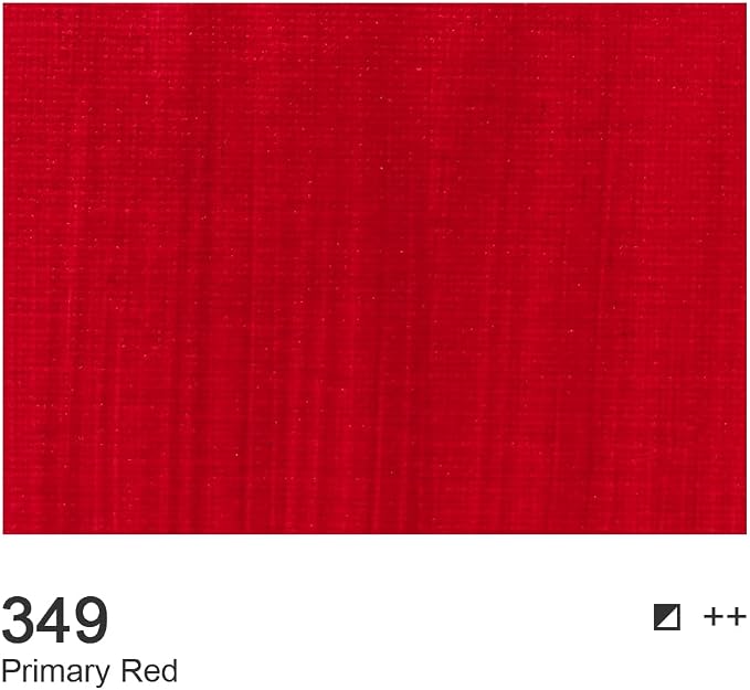 AUREUO Primary Red Acrylic Paint, 4 Fl Oz / 120ml Single Tube, Rich Pigment Art - Image 2