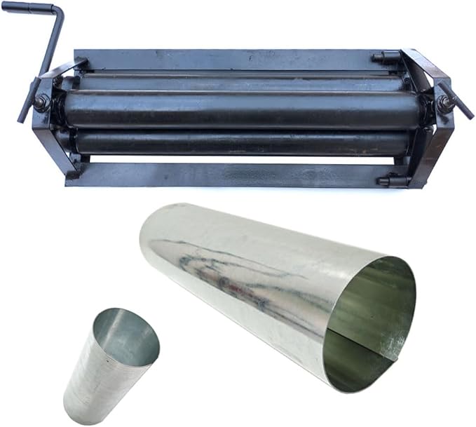 Metal Roller, Slip Roller, Slip Roll Machine, 23.5 Inch Forming Width, with A Removable Rollers,Slip Rolling Bending Machine, for Aluminum Alloy Sheet Low Carbon Steel Copper Sheet