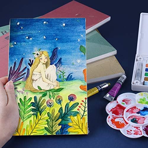 BAOHONG Artists' Watercolor Paper Block, 100% Cotton, 140LB/300GSM, Watercolor - Image 5