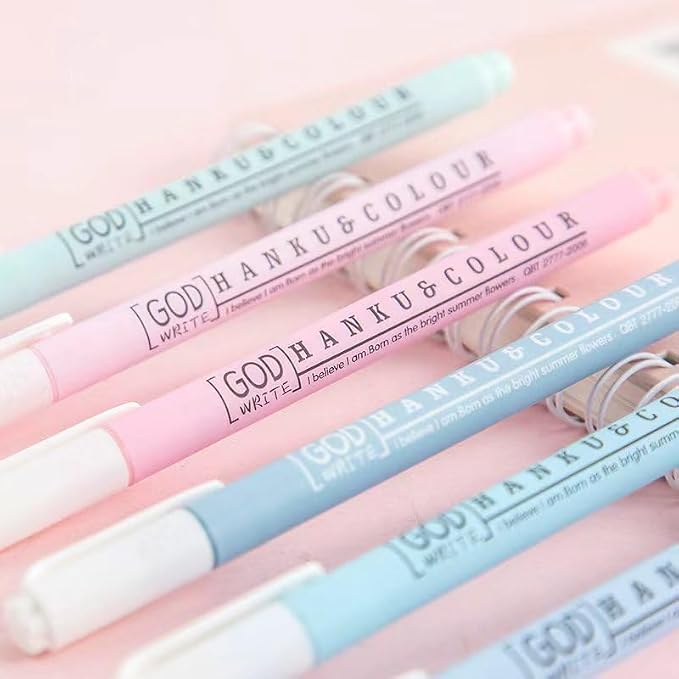 HANKU Colored Fineliner Pens, 0.38mm Fine Tip Pens, 8 Colors Fine Point Pen - Image 4