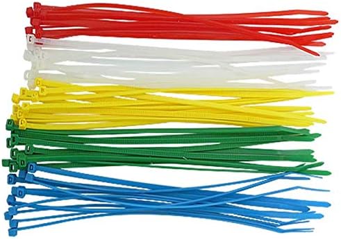 SYD 4 Inch length, 18lb Small size Self Locking Nylon Cable Zip Ties -1000 Piece (Brown)