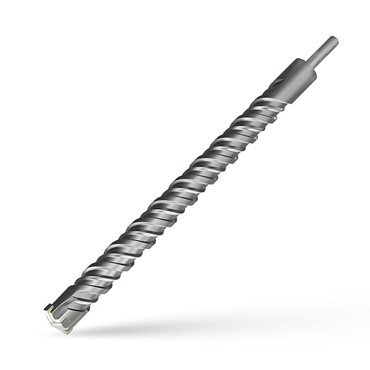 CSOOM SDS Plus Rotary Hammer Drill Bit 1-1/8"x18.11", Professional Concrete Drill Bit for Concrete, Brick, Stone and Cement Walls