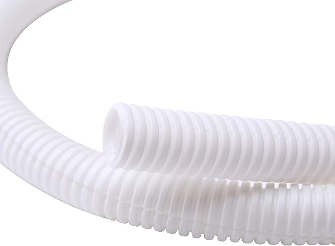 Alex Tech 50ft - 1/4 inch Split Wire Loom Tubing - White by AlexTech