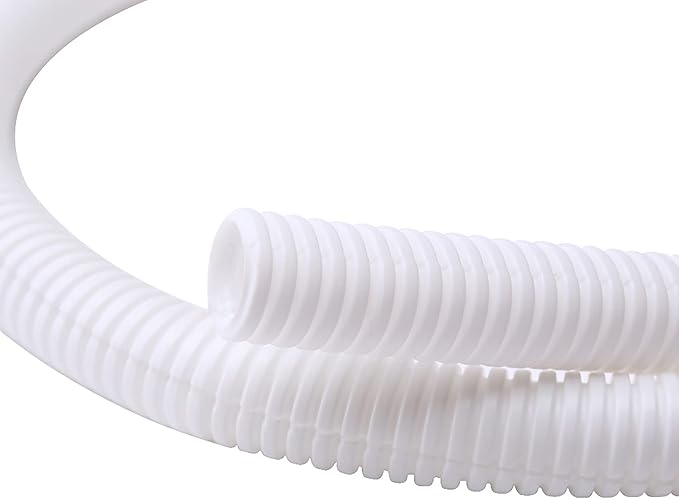Alex Tech 10ft - 1/2 inch Split Wire Loom Tubing - White