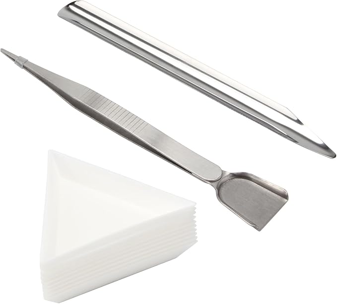 12 Pcs Craft Jewelry Bead Diamond Scoop Set, Craft Beading Tweezers by KCGANI