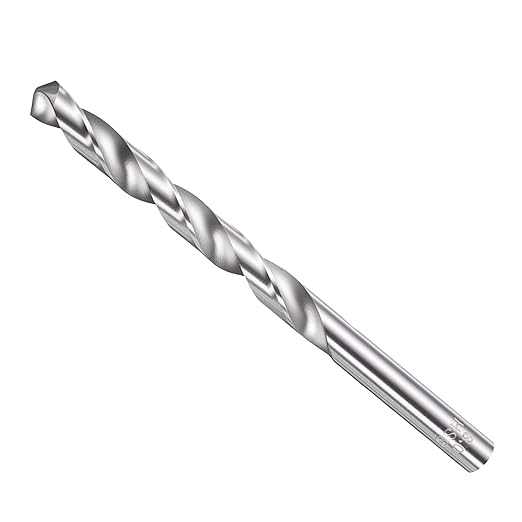Drill Bit, 8mm Cutting Diameter, 4241 HSS 118° Cutting Angle Uncoated Bright Versatile Jobber Bits - (Applications: for Drilling Plastic Wood Soft Metal), 1-Pieces