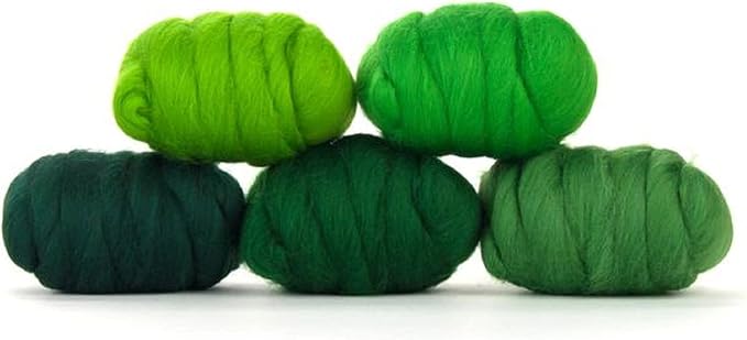 Revolution Fibers | Mixed Merino Wool Variety Pack | Perfect Wool Roving by RevolutionFibers