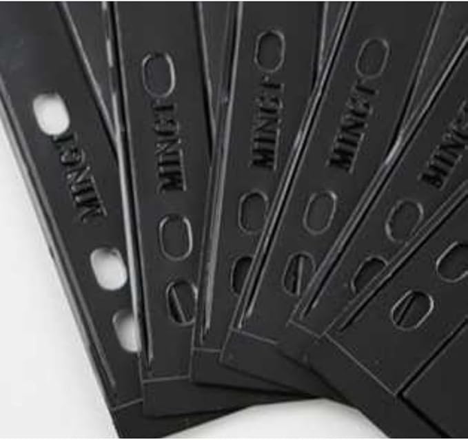 10Pcs Standard 9-Hole Double-Sided Album Inner Sheets Card Stamp Banknote - Image 6
