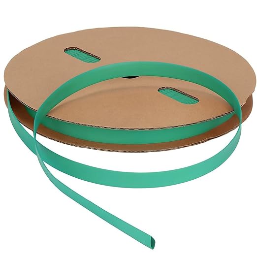Kable Kontrol Heat Shrink Tubing - 1/2” Inch - 200' Ft Long, Green Polyolefin - 2:1 Industrial Shrink Tube & Cable Sleeve for Electrical Wire Insulation