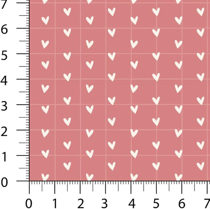 Valentine Patchwork Fabric Panel 100x155 cm – 100% Cotton Satin, 6 Coordinated - Image 7