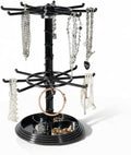 2 Tier Rotating Jewelry Display Stand, Necklace Holder, Jewelry Tree Stand by Cchenxxi