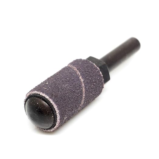 Benchmark Abrasives 1/2” x 1” Aluminum Oxide Sanding Bands, Spiral Bands Rotary Sander Attachment for Drill & Die Grinder, Metal Polishing Sanders for Woodworking - Sander Tool (10 Pack), 80 Grit