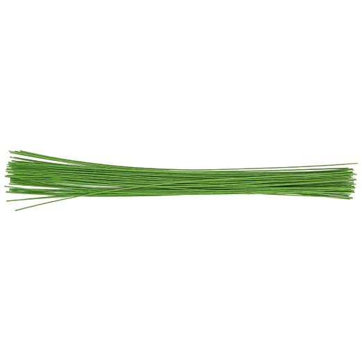 Decora 24 Gauge Green Floral Wire Green Paper-Wrapped Floral Stem Wires - Image 3