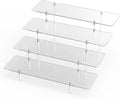 Acrylic Display Riser Stand Shelf Clear 4 Tier Cupcake Stand Perfume Display by CHONOVO