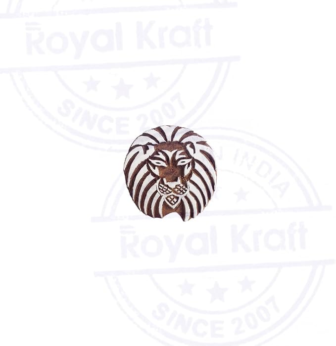 Royal Kraft Wooden Stamps DIY Fabric, Henna Printing Blocks THDtag050 - Image 2