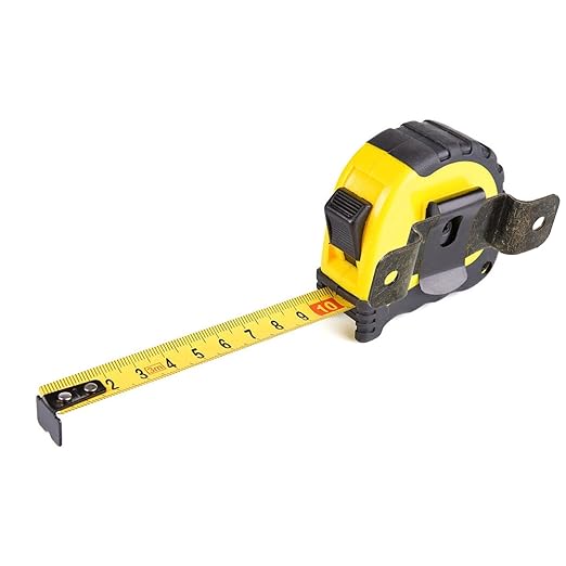 6 Pcs Tape Measure Clip Measuring Tape Holder Metal Measuring Tape Belt Holder Tape Holder for Tool Belt Tape Measure Clips with Rivets with Rivets Tape Measure Hanging Tape Holder for Easy to Carry