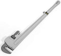 Stark USA 48" Aluminum Straight Pipe Wrench Ideal for 4-inch Pipe Adjustable Plumbing Pipe Wrench Pliers Tool