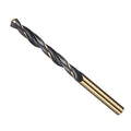 Drill Bit, 7.5mm Cutting Diameter, 4341 HSS Gold and Black 118° Cutting Angle Number Jobber Bits - (Applications: for Drilling Soft Metal Plastic Wood), 1-Pieces