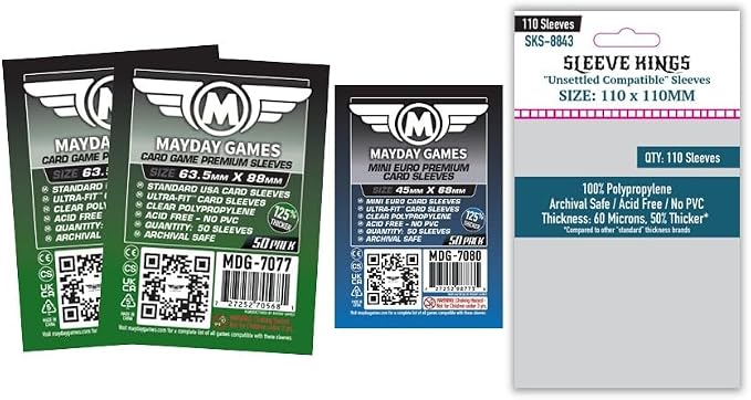 MayDay Game's Onward Premium Compatible Card Sleeve Bundle by MAYDAYGAMES