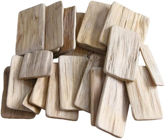 Natural Driftwood Pieces, Unfinished Wooden Sticks by Unknown