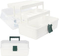 WEWLINE 13-Inch Art Box Organizer 3-Layer Craft Storage Organizer Sewing Kit Box by WEWLINE