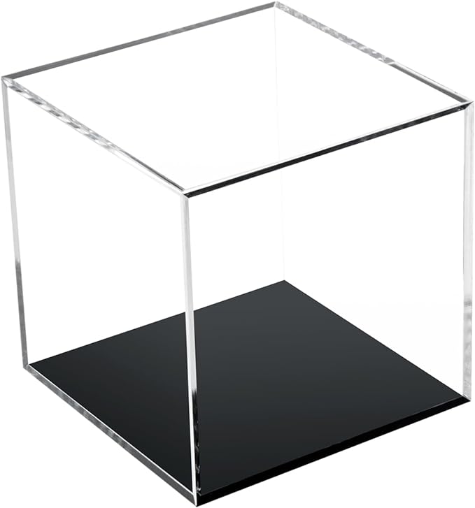 Transparent Acrylic Square Cube Containers by KCGANI