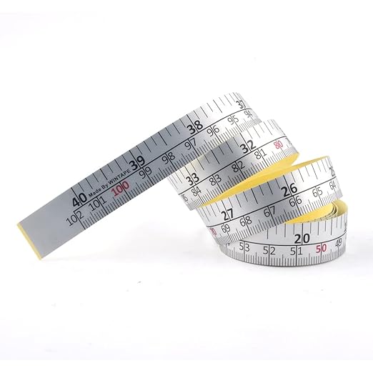 WIN TAPE Workbench Ruler Adhesive Backed Tape Measure - 40 Inches 101 Centimeters