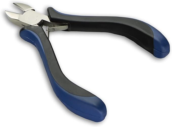 HURON Precision Diagonal Cutter Pliers, Springloaded, Diagonal