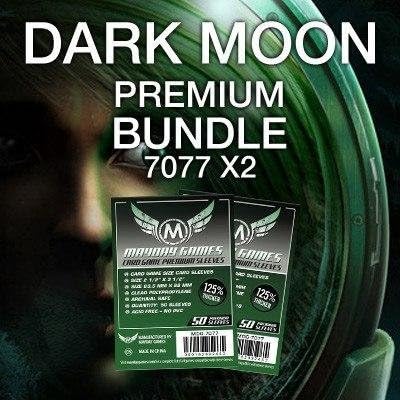 Mayday Games Dark Moon Game Accessory- Premium Card Sleeve Bundle by MAYDAYGAMES