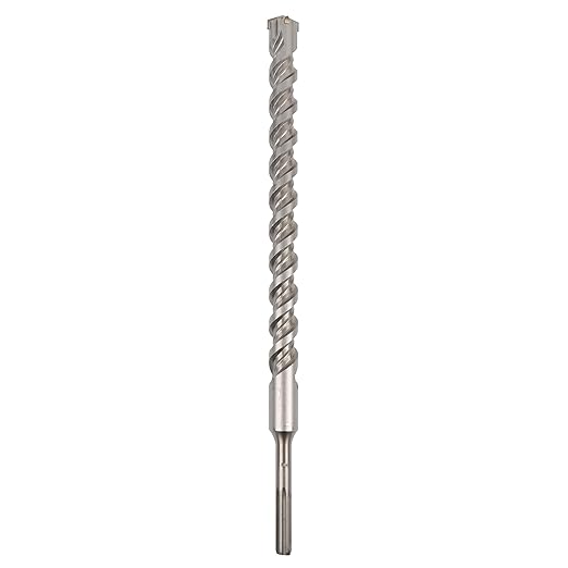 1-1/2 X 24 in SDS MAX Bits, Rotary Hammer Drill Bits, Carbide Drill Bits, Masonry Drill Bits for Concrete, Stone and Brick, SDS MAX Hammer Double Flute, Masonry Drill Bit, Concrete Drill Bit