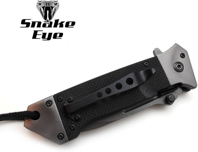 Snake Eye Tactical Heavy Duty Every Day Carry Folding Pocket Knife
