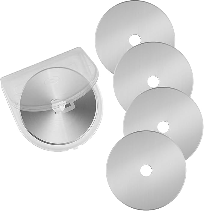 60mm Rotary Cutter Blades 5-Pack Replacement Blades Fits Fiskars, DAFA by ALHXGUSLO