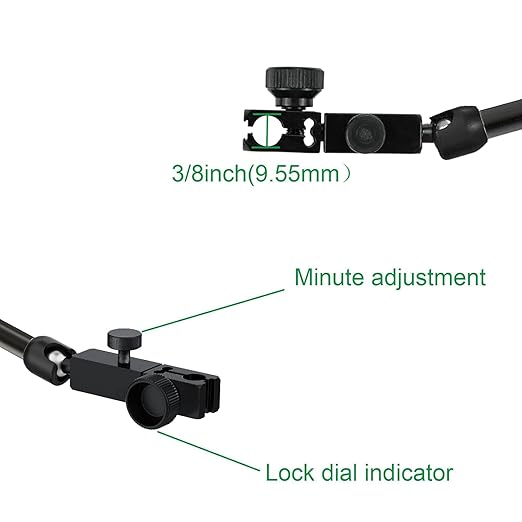HDLNKAK Magnetic Base Stand 176 lbs Max Pull for Dial Indicator (Black)