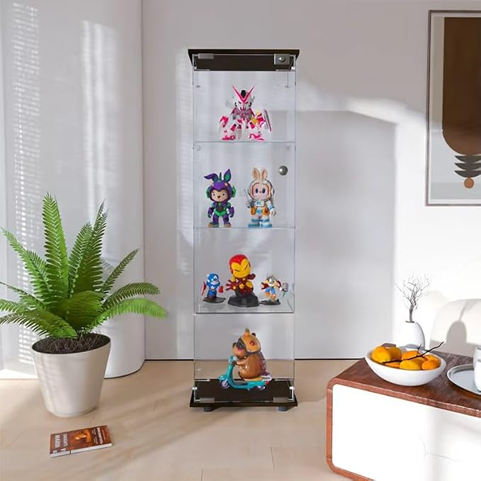 FLYMUHJIA Curio Cabinet Glass Display Case - Image 2