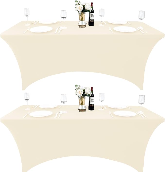 2-Pack 4ft Spandex Table Covers by Unknown