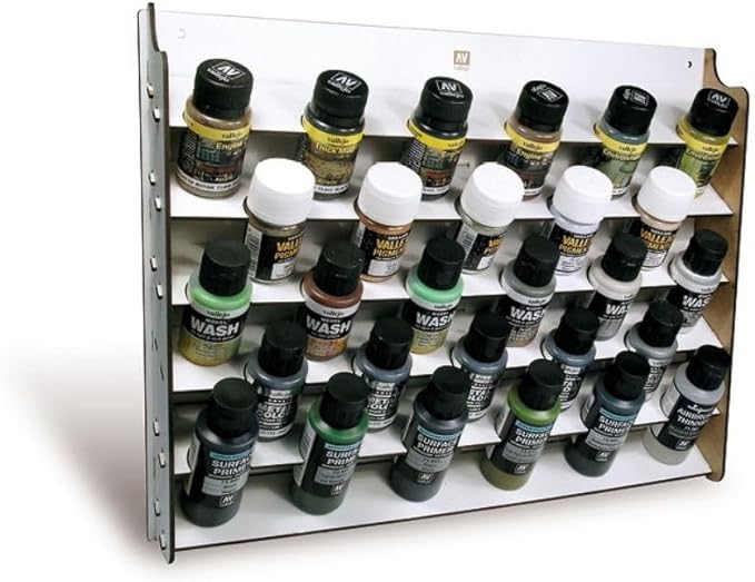Vallejo - Wall Mounted Paint Organizer Rack by Vallejo