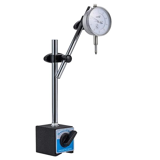KATSU Tools Dial Test Indicator DTI Gauge 0-10mm with Magnetic Base 40111963