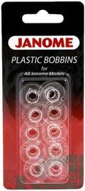 Janome 10-Pack Plastic Bobbins for All Janome Models by JanomeSewingMachines