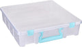 ArtBin Super Satchel 1 Compartment Box Clear Craft Organizer Storage Case by ArtBin