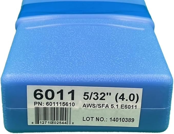 6011 Welding Rod 5/32", E6011 Stick Welding Electrodes 5Lbs with Arc stability E6011 5/32" (5/32" 5 Pound Box) E6011-532-5