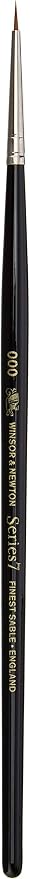 Winsor & Newton Series 7 Kolinsky Sable Brush, Round SH #000 by WinsorNewton
