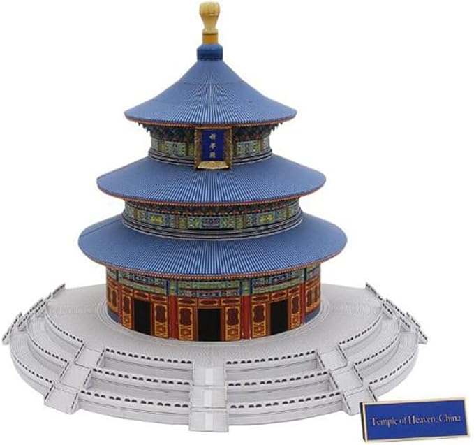 Temple of Heaven DIY Paper Model Kit, Hall of Prayer 3D Architecture, Complex - Image 3