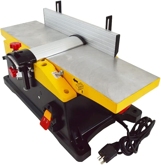 Woodworking Planer 22.8"x6.1" 12000rpm Benchtop Electric Planer Flat Planer Electric Wood Jointer AC220V