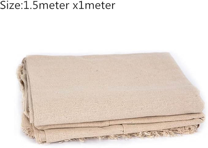 Pottery Special Linen Hessian Cotton Linen Tablecloth Pottery Clay Printing - Image 3